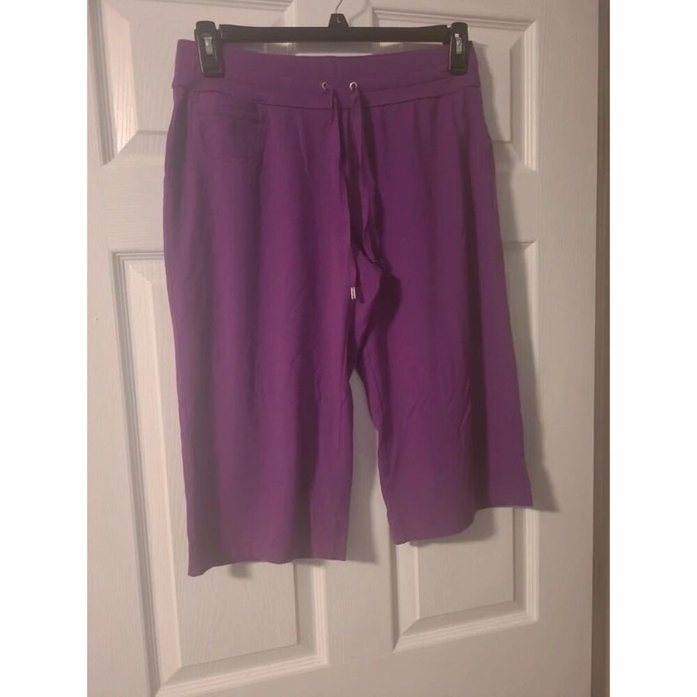 Danskin Now cropped purple pants M (8-10)